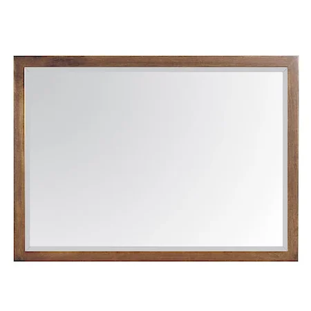 Landscape Mirror with a Smooth Trim